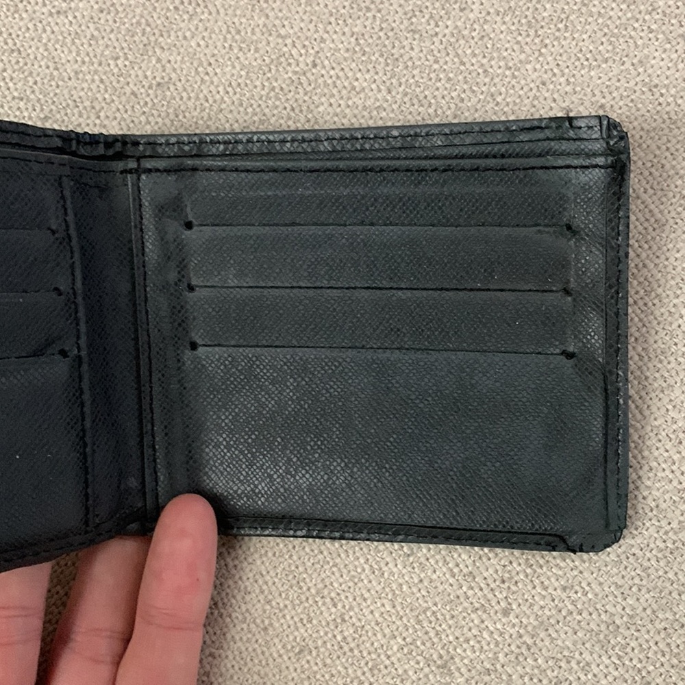 Louis‎ Vuitton Wallet Bifold Men’s One Size Dark Green Taiga Leather - Picture 7 of 13